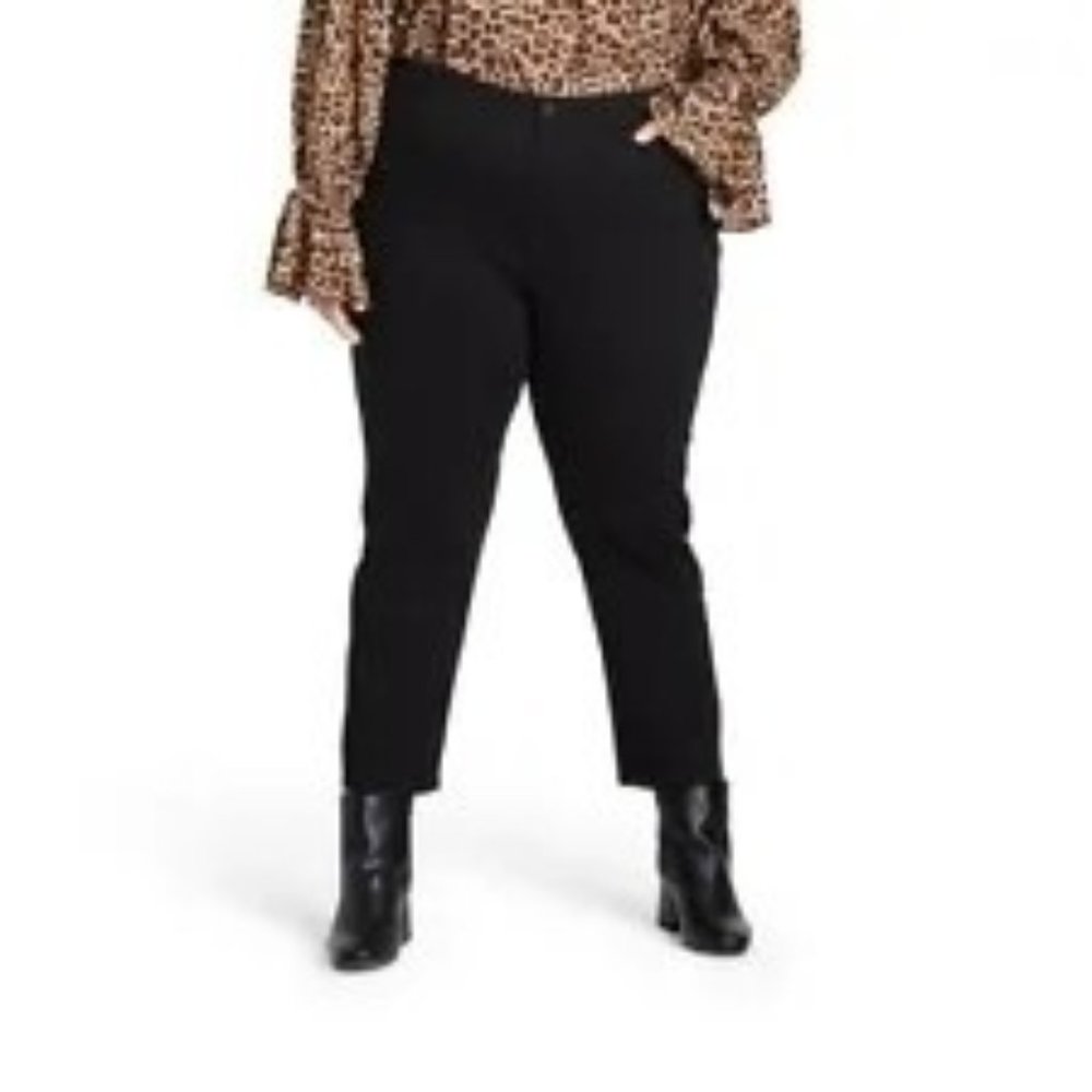 Women's Plus Size High-Rise Ankle Length Skinny Jeans - Nili Lotan x Target Blac